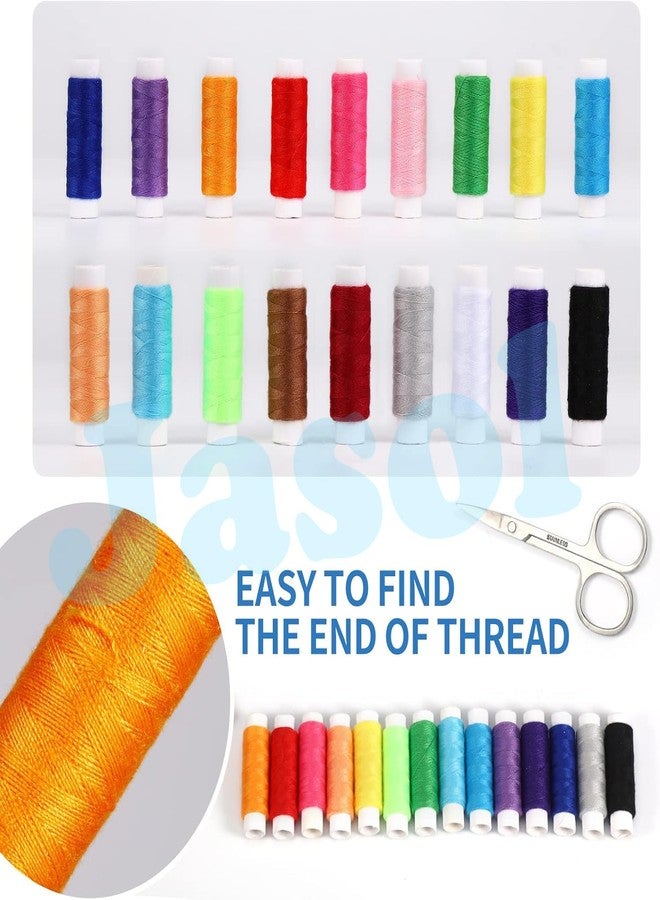 Jasol Sewing Kit for Adults and Kids, Pony Needle and Thread Kit with Sewing Supplies and Accessories Contains Scissors, Measure Tape, Seam Ripper, Suitable for Home, Travel, Beginner, Emergency - Image 2